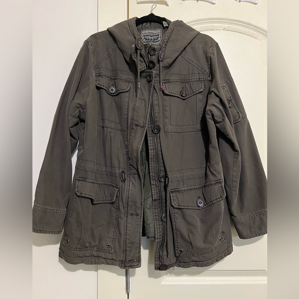 Levi’s army green field jacket